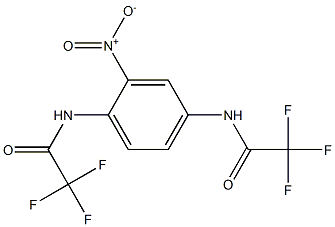 2,2,2-trifluoro-N-{2-nitro-4-[(2,2,2-trifluoroacetyl)amino]phenyl}acetamide 结构式