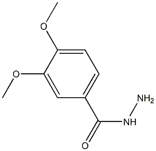 3,4-dimethoxybenzohydrazide 结构式