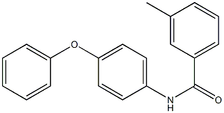 3-methyl-N-(4-phenoxyphenyl)benzamide 结构式