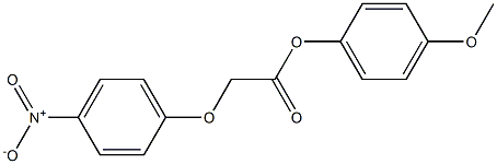 4-methoxyphenyl 2-(4-nitrophenoxy)acetate 结构式