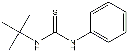 N-(tert-butyl)-N'-phenylthiourea 结构式