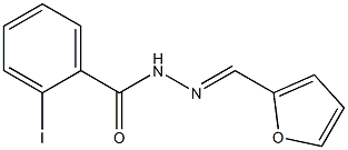 N'-[(E)-2-furylmethylidene]-2-iodobenzohydrazide 结构式