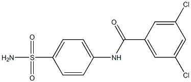 N-[4-(aminosulfonyl)phenyl]-3,5-dichlorobenzamide 结构式