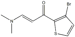 (E)-1-(3-bromo-2-thienyl)-3-(dimethylamino)-2-propen-1-one 结构式