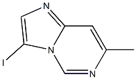 3-iodo-7-methylimidazo[1,2-c]pyrimidine 结构式