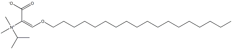 N,N-二甲基-N-十八烷氧基亚甲基甜菜碱 结构式