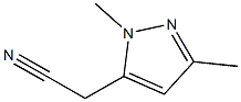 2-(1,3-二甲基-1H-吡唑-5-基)乙腈 结构式