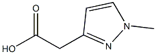 (1-methyl-1H-pyrazol-3-yl)acetic acid 结构式