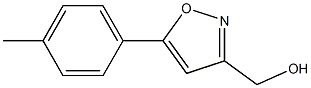 [5-(4-methylphenyl)isoxazol-3-yl]methanol 结构式