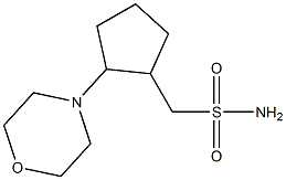 2-吗啉环戊烷甲磺酰胺 结构式