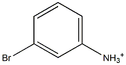 3-Bromoanilinium 结构式