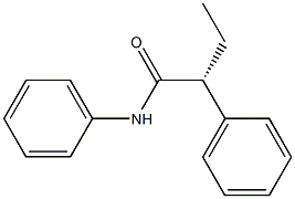 [R,(-)]-2-Phenyl-N-phenylbutyramide 结构式