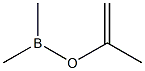 Dimethyl(1-methylvinyloxy)borane 结构式