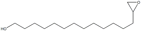 14,15-Epoxypentadecan-1-ol 结构式