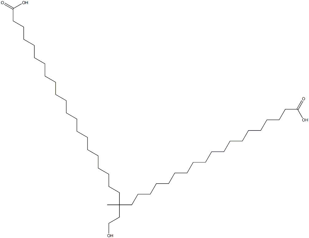 Dinonadecanoic acid 1-(2-hydroxyethyl)-1-methyl-1,3-propanediyl ester 结构式