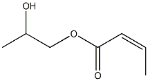 Isocrotonic acid 2-hydroxypropyl ester 结构式