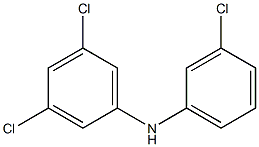 3,5-Dichlorophenyl 3-chlorophenylamine 结构式