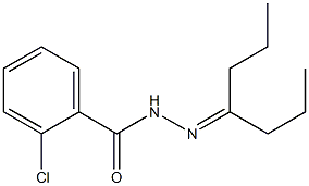 4-Heptanone 2-chlorobenzoyl hydrazone 结构式