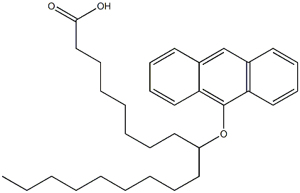 9-(9-Anthryloxy)stearic acid 结构式