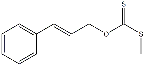 Dithiocarbonic acid S-methyl O-(3-phenyl-2-propenyl) ester 结构式