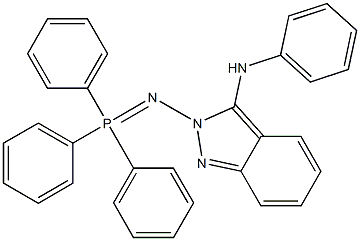 3-Phenylamino-2-[triphenylphosphoranylideneamino]-2H-indazole 结构式