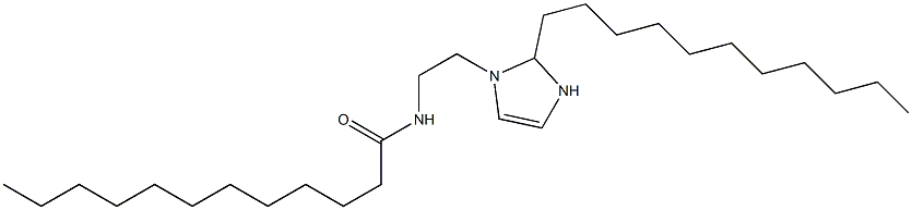1-(2-Lauroylaminoethyl)-2-undecyl-4-imidazoline 结构式
