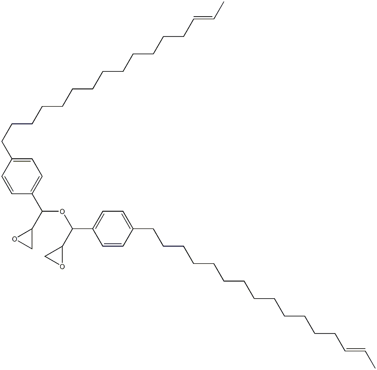 4-(14-Hexadecenyl)phenylglycidyl ether 结构式