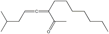 3-Heptyl-7-methyl-3,4-octadien-2-one 结构式