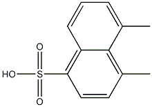 4,5-Dimethyl-1-naphthalenesulfonic acid 结构式