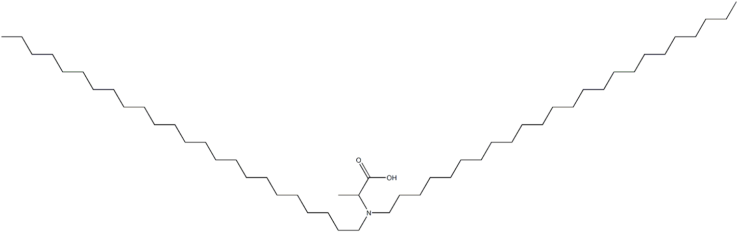 2-(Ditetracosylamino)propanoic acid 结构式