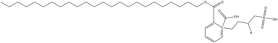 Phthalic acid 1-tetracosyl 2-(3-potassiosulfobutyl) ester 结构式