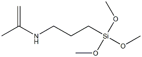 N-[3-(Trimethoxysilyl)propyl]-1-propen-2-amine 结构式