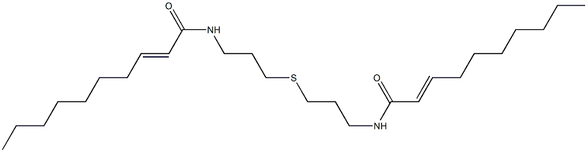 2-[[(2E)-2-Decenoyl]amino]ethylmethyl sulfide 结构式