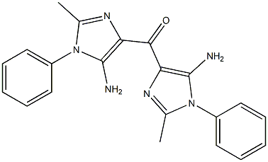 Phenyl(5-amino-2-methyl-1H-imidazol-4-yl) ketone 结构式