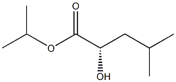 (S)-2-Hydroxy-4-methylpentanoic acid isopropyl ester 结构式