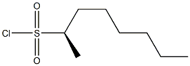 [R,(-)]-2-Octanesulfonyl chloride 结构式