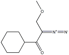2-Diazo-1-cyclohexyl-3-methoxy-1-propanone 结构式
