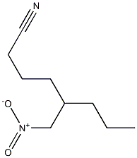 5-(Nitromethyl)octanenitrile 结构式