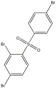 2,4-Dibromophenyl 4-bromophenyl sulfone 结构式