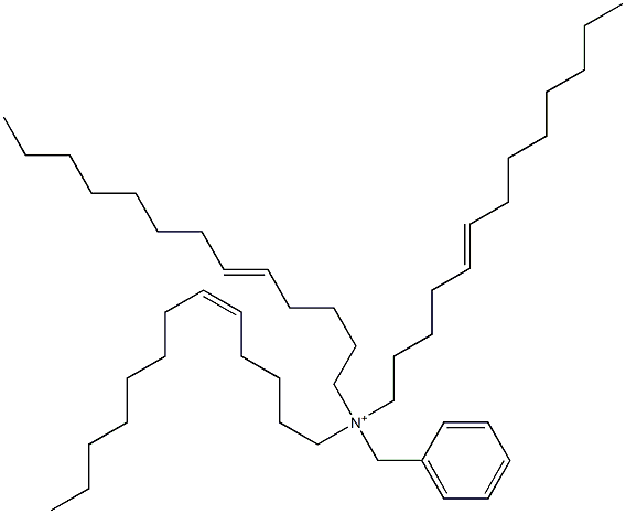 Tri(5-tridecenyl)benzylaminium 结构式