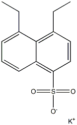 4,5-Diethyl-1-naphthalenesulfonic acid potassium salt 结构式