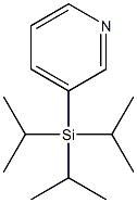 3-(Triisopropylsilyl)pyridine 结构式