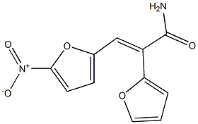 (E)-2-(2-Furyl)-3-(5-nitro-2-furyl)acrylamide 结构式