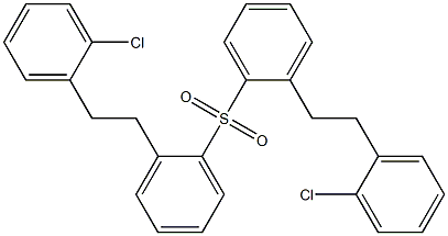 [2-(2-Chlorophenyl)ethyl]phenyl sulfone 结构式