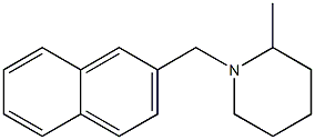 2-Methyl-1-(2-naphtylmethyl)piperidine 结构式