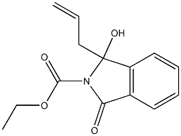 2-(Ethoxycarbonyl)-3-allyl-3-hydroxyisoindolin-1-one 结构式