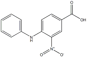 4-Phenylamino-3-nitrobenzoic acid 结构式