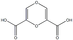 1,4-Dioxin-2,6-dicarboxylic acid 结构式