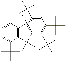 2-(2,3,5-Tri-tert-butylphenyl)-2-(2,6-di-tert-butylphenyl)propane 结构式