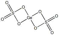 Bis(sulfonylbisoxy)germanium(IV) 结构式